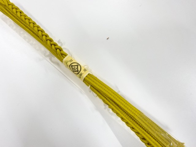 未使用品　正絹　手組帯締め